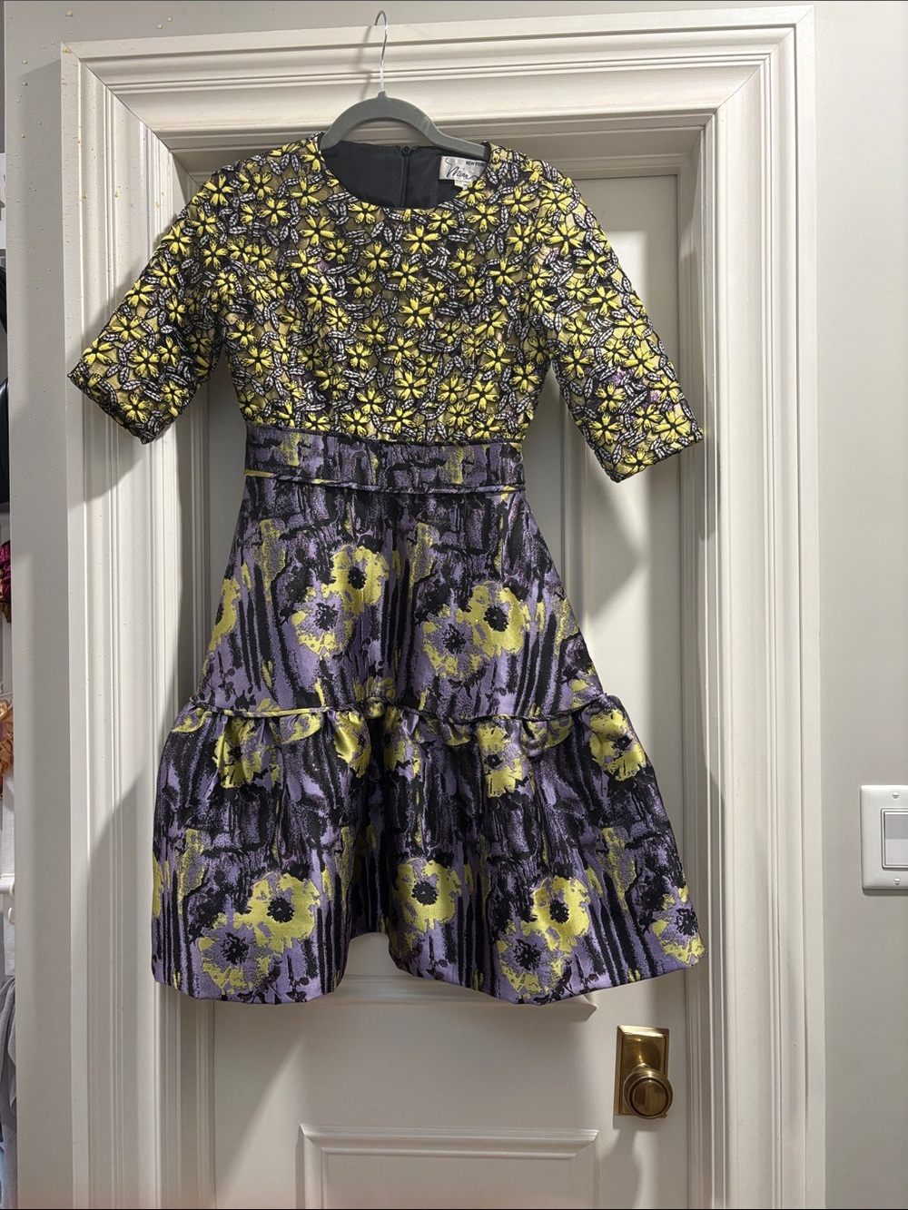 Purple and yellow Miri dress